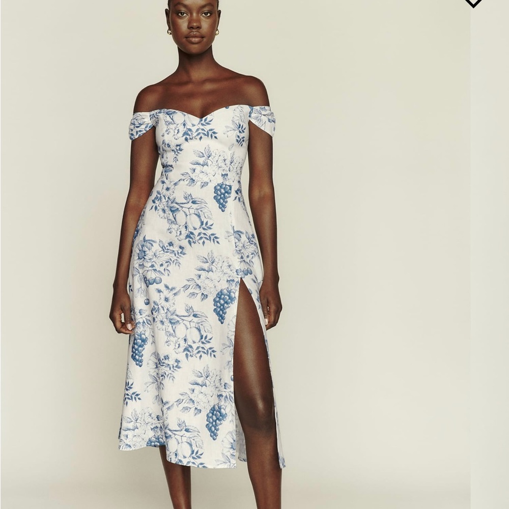 Bridgton linen reformation dress